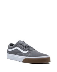 dunkelgraue Segeltuch niedrige Sneakers von Vans