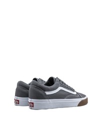 dunkelgraue Segeltuch niedrige Sneakers von Vans