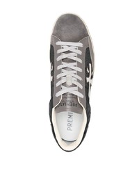 dunkelgraue Segeltuch niedrige Sneakers von Premiata