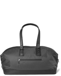 dunkelgraue Segeltuch Sporttasche von Dunhill