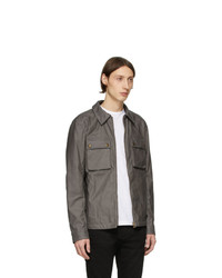 dunkelgraue Shirtjacke von Belstaff