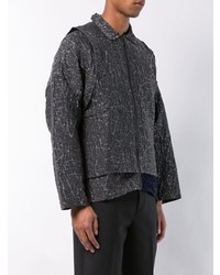 dunkelgraue Shirtjacke von Cottweiler