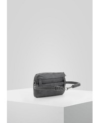 dunkelgraue Shopper Tasche aus Leder von Fritzi aus Preußen