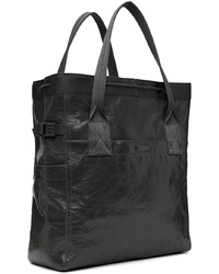 dunkelgraue Shopper Tasche aus Leder von Balenciaga