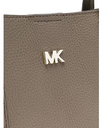 dunkelgraue Shopper Tasche aus Leder von MICHAEL Michael Kors