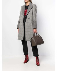 dunkelgraue Shopper Tasche aus Leder von Givenchy