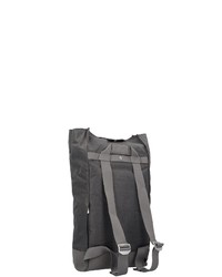 dunkelgraue Shopper Tasche aus Leder von Vaude