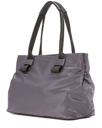 dunkelgraue Shopper Tasche aus Nylon von Marc Jacobs