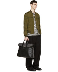 dunkelgraue Shopper Tasche aus Segeltuch von 3.1 Phillip Lim