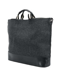 dunkelgraue Shopper Tasche aus Segeltuch von Sonia Rykiel