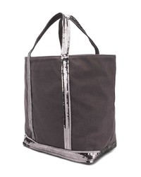 dunkelgraue Shopper Tasche aus Segeltuch von Vanessa Bruno