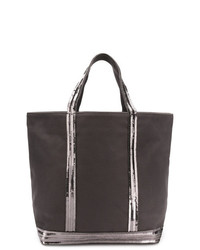 dunkelgraue Shopper Tasche aus Segeltuch von Vanessa Bruno