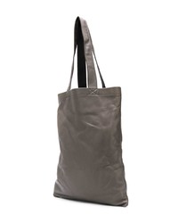 dunkelgraue Shopper Tasche von Rick Owens