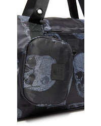 dunkelgraue Shopper Tasche