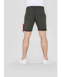 dunkelgraue Shorts von Alpha Industries