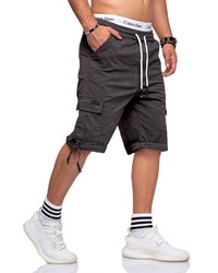 dunkelgraue Shorts von behype