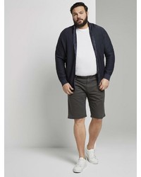 dunkelgraue Shorts von TOM TAILOR Men Plus