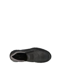 dunkelgraue Slip-On Sneakers von Rieker