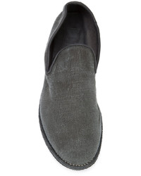 dunkelgraue Slipper von Guidi