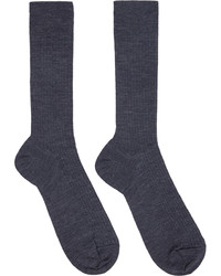 dunkelgraue Socken von Auralee
