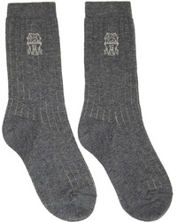 dunkelgraue Socken von Brunello Cucinelli