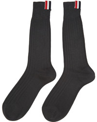 dunkelgraue Socken von Thom Browne