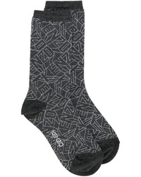 dunkelgraue Socken von Kenzo