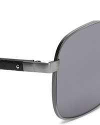 dunkelgraue Sonnenbrille von Bottega Veneta