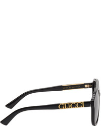 dunkelgraue Sonnenbrille von Gucci