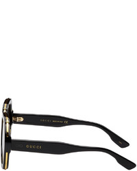 dunkelgraue Sonnenbrille von Gucci