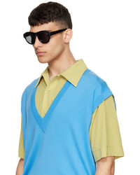 dunkelgraue Sonnenbrille von Dries Van Noten