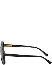 dunkelgraue Sonnenbrille von Gucci