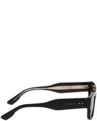 dunkelgraue Sonnenbrille von Gucci