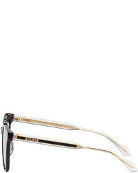 dunkelgraue Sonnenbrille von Gucci