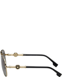 dunkelgraue Sonnenbrille von Versace
