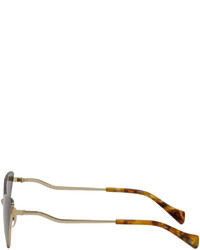 dunkelgraue Sonnenbrille von Gucci