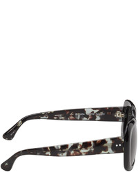 dunkelgraue Sonnenbrille von Dries Van Noten