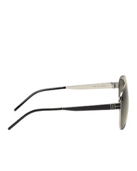 dunkelgraue Sonnenbrille von Saint Laurent