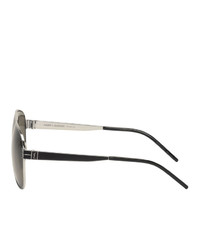 dunkelgraue Sonnenbrille von Saint Laurent