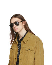 dunkelgraue Sonnenbrille von Saint Laurent