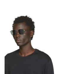 dunkelgraue Sonnenbrille von Saint Laurent