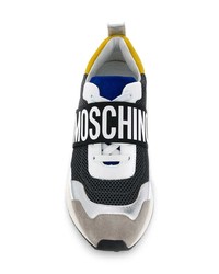 dunkelgraue Sportschuhe von Moschino