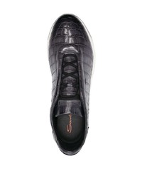 dunkelgraue Sportschuhe von Santoni