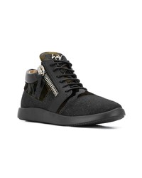 dunkelgraue Sportschuhe von Giuseppe Zanotti Design