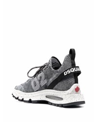 dunkelgraue Sportschuhe von DSQUARED2