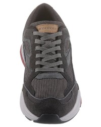 dunkelgraue Sportschuhe von Skechers