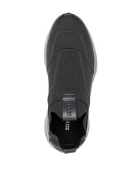 dunkelgraue Sportschuhe von Zegna