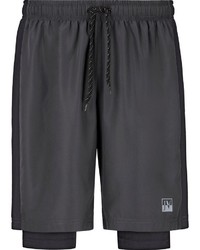 dunkelgraue Sportshorts von Jan Vanderstorm