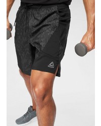 dunkelgraue Sportshorts von Reebok