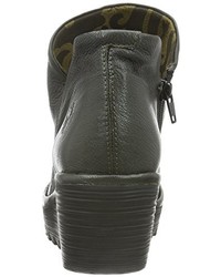 dunkelgraue Stiefel von Fly London